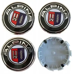 BMW Dekielki dekle kołpaki Alpina do alufelg 68mm / 65mm 3613678353 Komplet Popularny