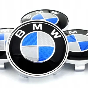 Wyprzedaż BMW Dekielki Kapsle 68 mm Carbon 4 sztuki