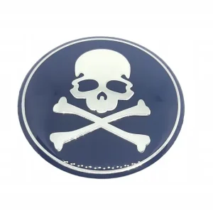 Premium CZASZKA emblemat znaczek naklejka 64 mm