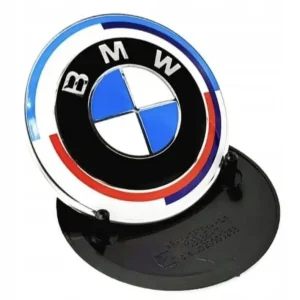 EMBLEMAT logo BMW na maskę klapę JAHRE EDITION 74 mm Szybka dostawa