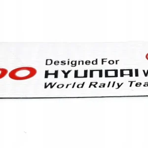 Bezpieczna płatność HYUNDAI turbo listewka listwa emblemat aluminium