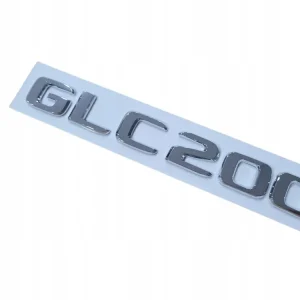 Emblemat logo znaczek do Mercedes GLC 200 Srebrny połysk na klapę tył NOWY Wysoka jakość