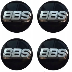 BBS 4x NAKLEJKI EMBLEMATY ZNACZKI 64mm ALUMINIOWE Tani