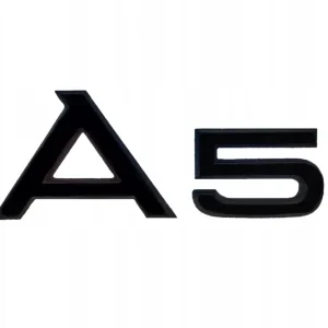 Emblemat Czarny Audi A5 Znaczek Logo SPORT Na Tył Tylko dziś