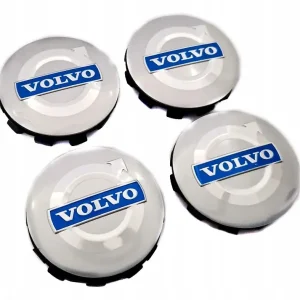 Oryginalny VOLVO DEKIELKI DEKLE KAPSLE ZNACZKI DO ALUFELG ATT DEZENT 57C 56mm / 53mm