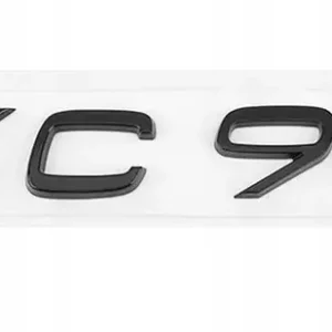 Autentyczny EMBLEMAT LOGO ZNACZEK DO VOLVO XC90 - CZARNY POŁYSK GLOSSY NOWY