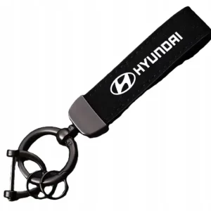 Zamów teraz HYUNDAI BRELOK BRELOCZEK SMYCZ BRYLOK DO KLUCZY KLUCZYKA SKÓRZANY ZAMSZOWY