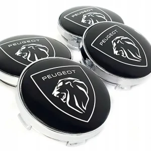 PEUGEOT DEKIELKI DEKIELEK DEKLE KAPSLE DO FELG DEZENT 60mm/56mm KOŁPAKI Oryginalny