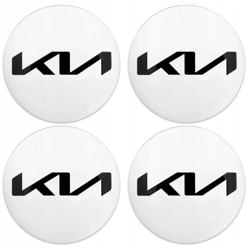 Autentyczny Dekielki dekle zaślepki kapsle dekielek kołpaki do felg KIA 58mm / 50mm