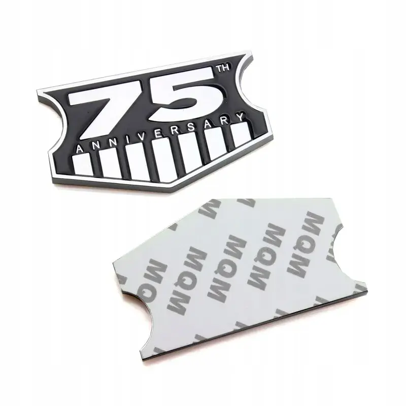 75 th ANNIVERSARY emblemat metal Wyprzedaż