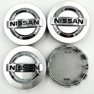 Dekielek dekielki dekle NISSAN kołpaczki 54 mm ZNACZKI DO ALUFELG SZARE Ekspresowa dostawa
