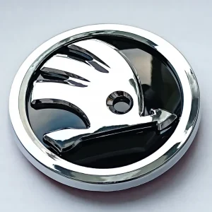 Zwrot pieniędzy SKODA 80 mm logo emblemat znaczek Yeti Fabia Felicia Octavia Rapid Roomster