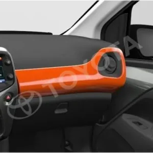 Ostatnia szansa Panel ozdobny deski rozdzielczej - prawy - Orange Twist 4W5