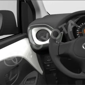 Pierścień ozdobny deski rozdzielczej - lewy - 068 White Niska cena