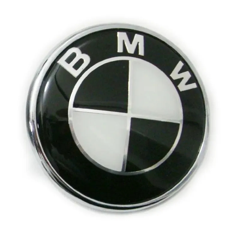 EMBLEMAT LOGO BMW 74mm E34 E36 E39 E46 E60 CZARNY Premium