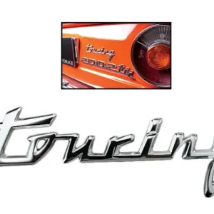 Autentyczny BMW E10 TOURING Emblemat Tył Tylny Chrom