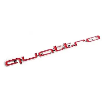 Emblemat napis logo quatrro 420x35mm czerwony Oryginalny