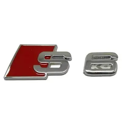 Emblemat znaczek logo napis S6 romb Audi S line Oryginalny