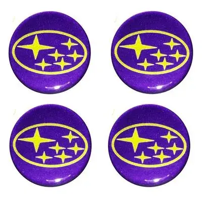 Darmowa dostawa Naklejki na kołpaki emblemat Subaru 50mm