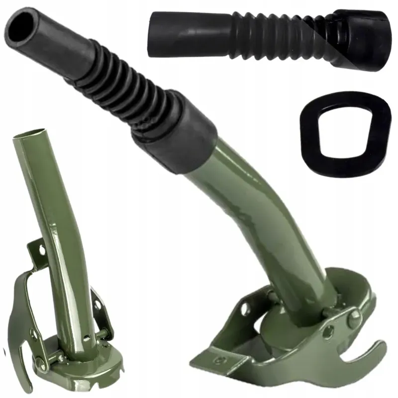 Wysoka jakość Metalowy Lejek do kanistra 5l 10l 20l benzyna ropa zestaw z uszczelką