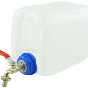 Darmowa dostawa Pojemnik na Wodę z Kranikiem 5L Bańka Zbiornik SOLIDNY Kanister Plastikowy