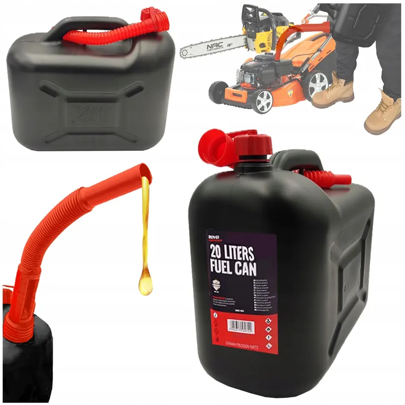 Ostatnia szansa KANISTER 20L PALIWO OLEJ Karnister HDPE elastyczny lejek HOMOLOGACJA EU