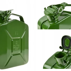 Nowość KANISTER METALOWY KARNISTER NA PALIWO 5 litrów
