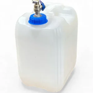 Kanister na wodę biały plastikowy z kranikiem w nakrętce 20 L Premium