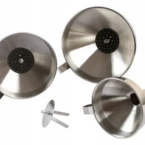 Bezpieczna płatność LEJKI ZE STALI NIERDZEWNEJ Sterylne bezszwowe 3szt