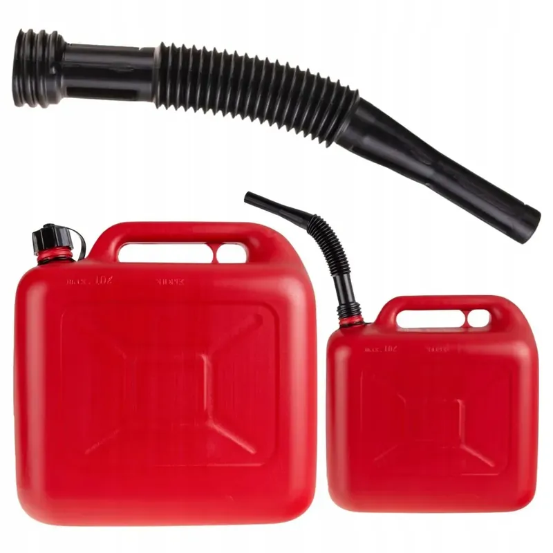 KANISTER NA PALIWO OLEJ WODE 10L 330x160x310 MM PLASTIK GEKO + LEJEK 320 MM Nowość