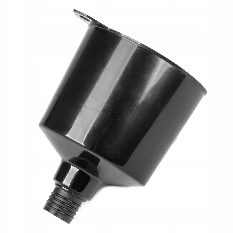 Oferta Lejek plastikowy czarny uniwersalny do paliwa cieczy wody owalny 12 cm AMIO