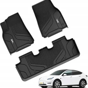 Kompletny Zestaw 3W Dywaniki Do Tesla Model Y 2020-2024 Tpe Na Każdą Pogodę Autentyczny