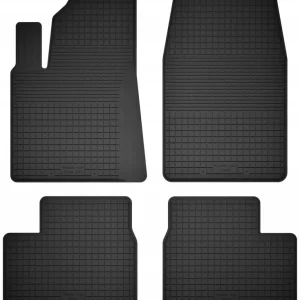 DYWANIKI SAMOCHODOWE GUMOWE CZARNE - Korytkowe rant 2CM KOMPLET Autentyczny