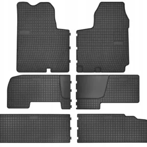 Rabat RENAULT TRAFIC 2 2001-2014 3 rzędy 9 osób DYWANIKI GUMOWE