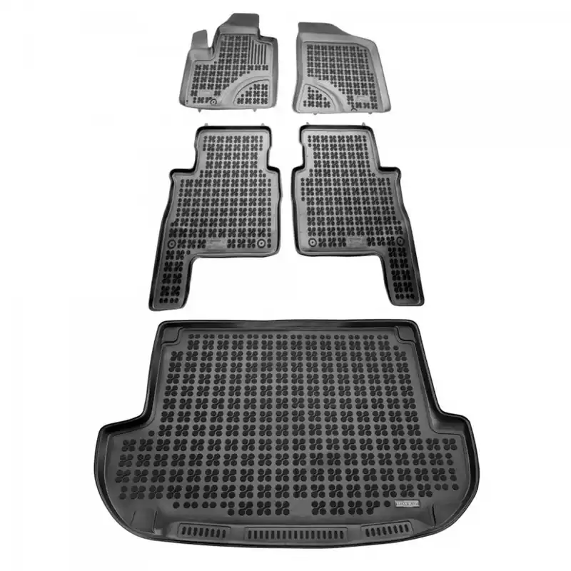 Gumowy zestaw dywaniki i mata Hyundai Santa Fe II 2006-2012 5 osobowy Tylko dziś