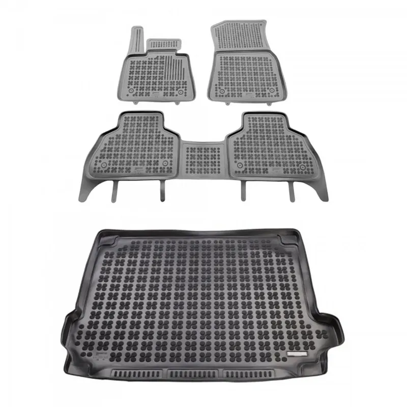 Gumowy zestaw dywaniki i mata korytka BMW X5 G05 od 2018 + Stopery Promocja