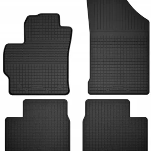 Promocja DYWANIKI SAMOCHODOWE GUMOWE CZARNE - Korytkowe rant 2CM KOMPLET