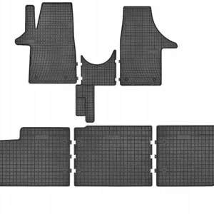 DYWANIKI GUMOWE VW TRANSPORTER T5 T6 6 osób 2003-2024 Ekspresowa dostawa