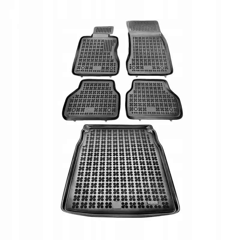 Gumowy zestaw dywaniki i mata korytka BMW Seria 5 E60 2003-2010 Sedan Rezaw Oferta