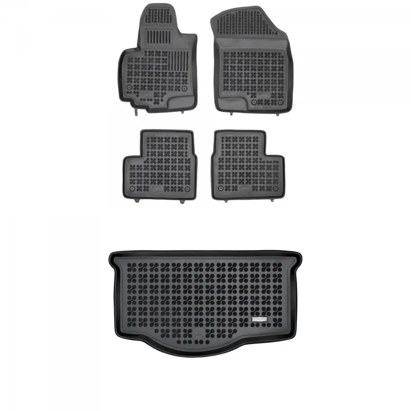 Darmowa dostawa Gumowy zestaw dywaniki mata Suzuki Swift IV 2010-2017 Hatchback 5 drzwiowy