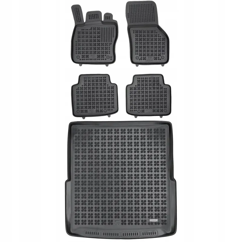Gumowy zestaw dywaniki i mata korytka Skoda Superb III 2015-2023 Kombi Promocja