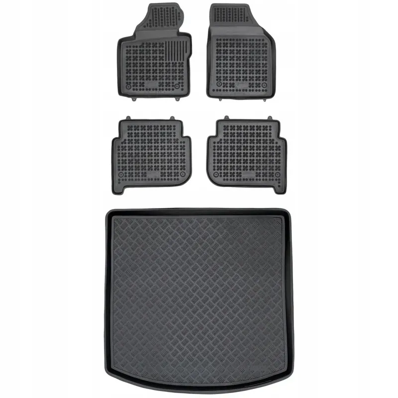 Zestaw dywaniki i mata korytka Volkswagen touran II 2010-2015 5 / 7 osobowy Ostatnia szansa