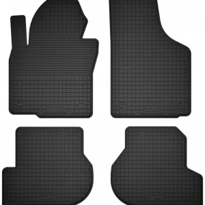 DYWANIKI SAMOCHODOWE GUMOWE CZARNE - Korytkowe rant 2CM KOMPLET Oferta limitowana