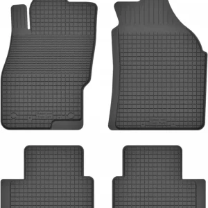 Niska cena DYWANIKI SAMOCHODOWE GUMOWE CZARNE - Korytkowe rant 2CM KOMPLET