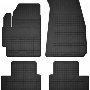 Szybka dostawa DYWANIKI SAMOCHODOWE GUMOWE CZARNE - Korytkowe rant 2CM KOMPLET