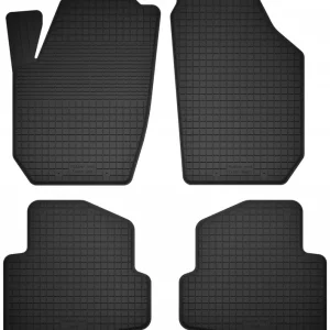 Ostatnia szansa DYWANIKI SAMOCHODOWE GUMOWE CZARNE - Korytkowe rant 2CM KOMPLET