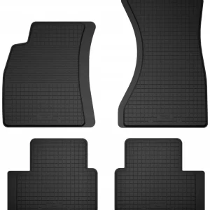 DYWANIKI SAMOCHODOWE GUMOWE CZARNE - Korytkowe rant 2CM KOMPLET Najlepsza cena