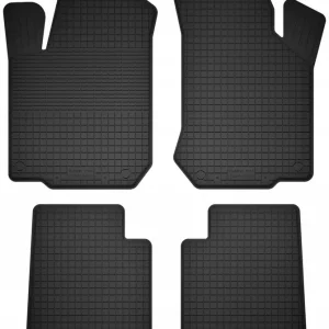 Ostatnia szansa DYWANIKI SAMOCHODOWE GUMOWE CZARNE - Korytkowe rant 2CM KOMPLET
