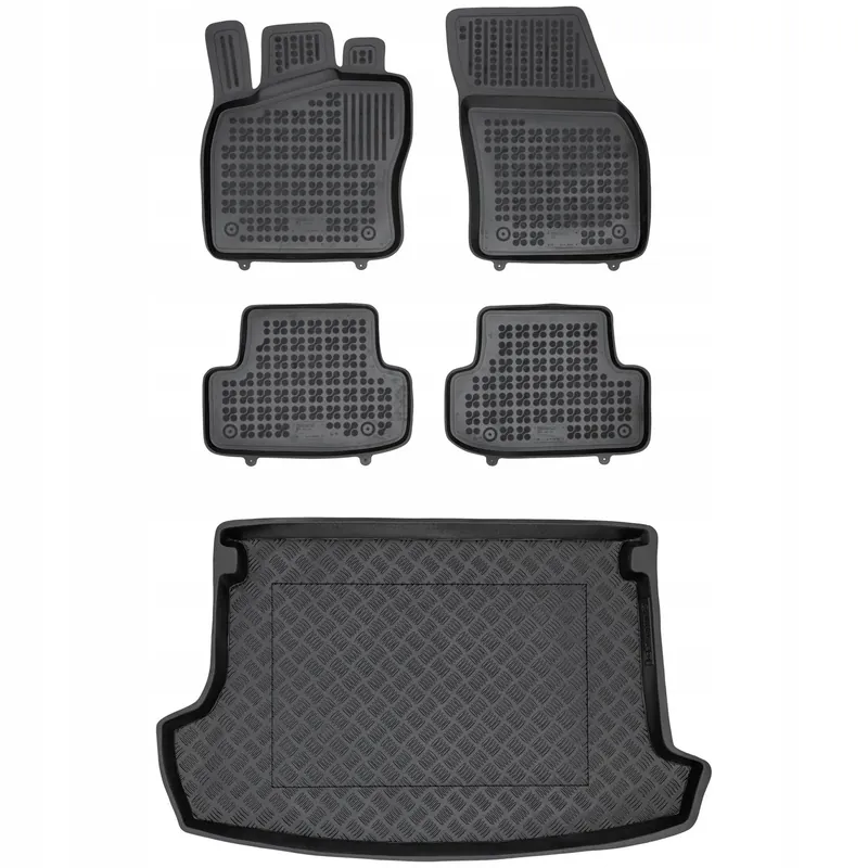 Zestaw dywaniki i mata korytka Volkswagen T-Roc od 2017 górna podłoga Wysoka jakość