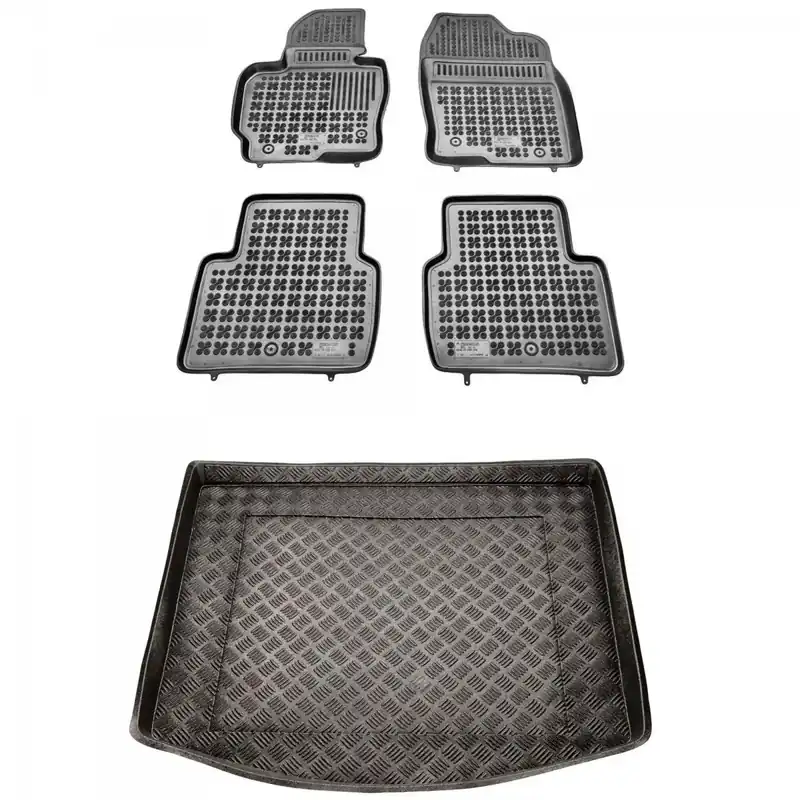 Darmowa dostawa Zestaw dywaniki i mata korytka Mazda CX-5 I 2012-2017 + Stopery Rezaw Plast